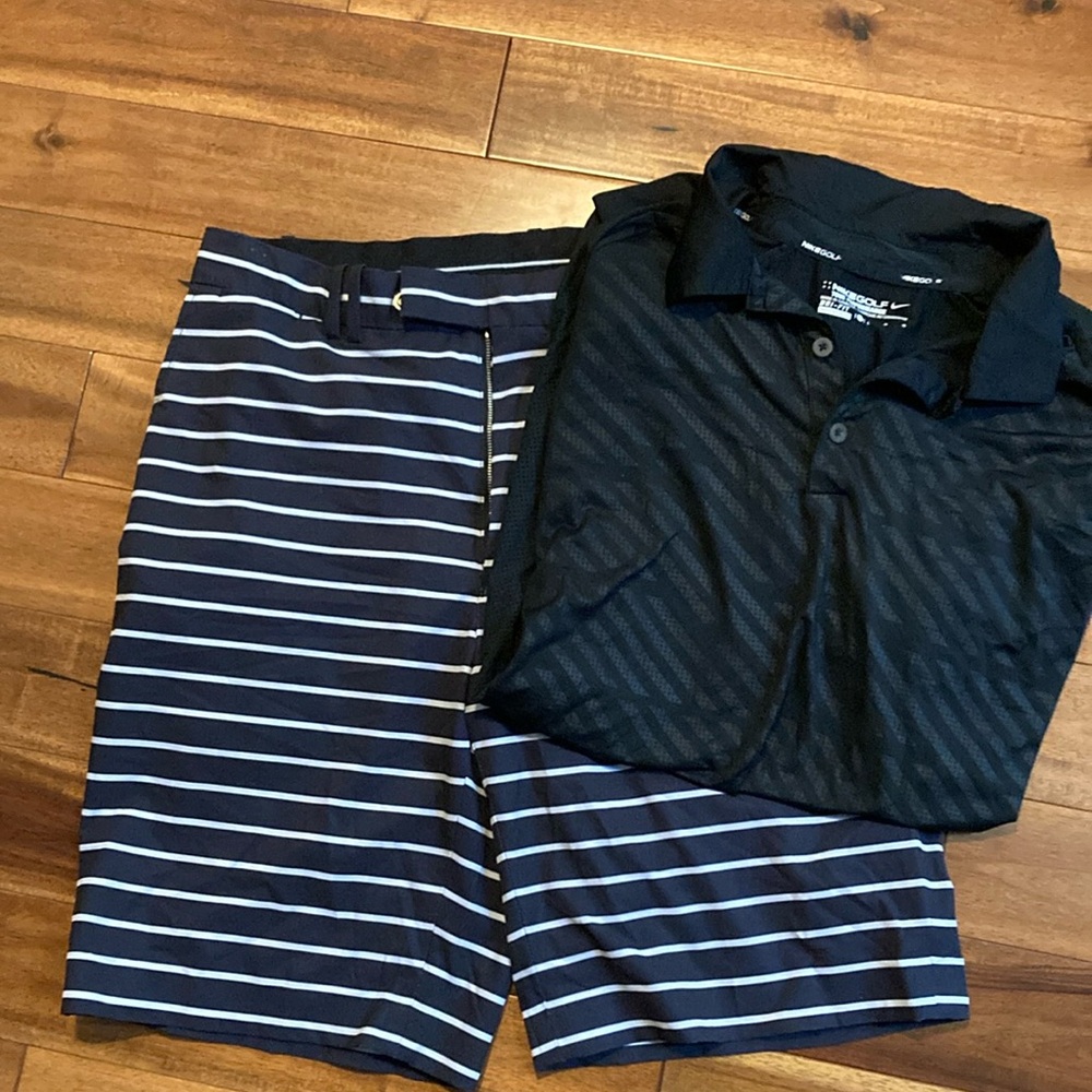 Men Nike Golf shirt and shorts